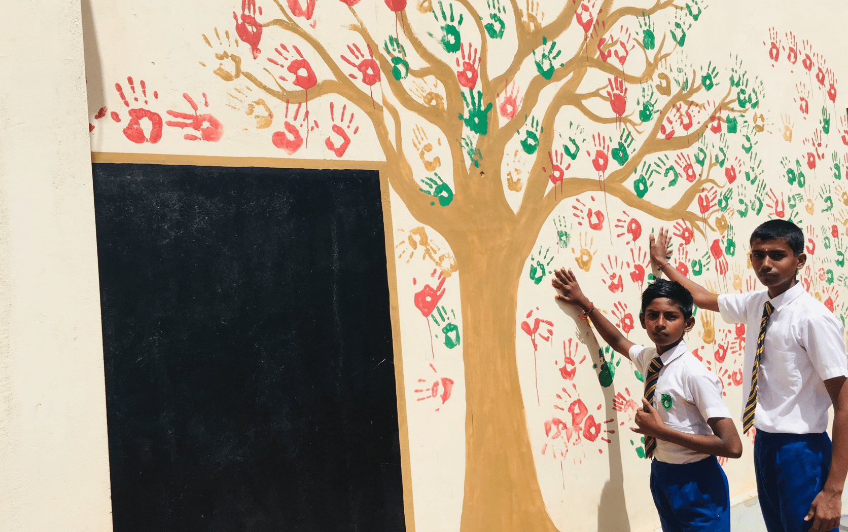 Students at Kilinochchi Madya Maha Vidyalaya