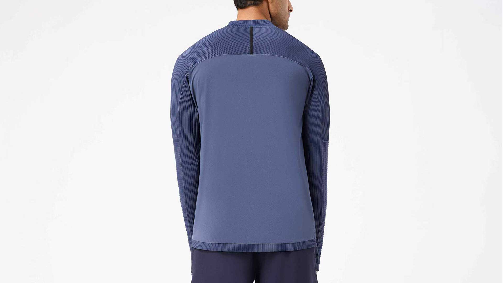 Blue mens training jacket