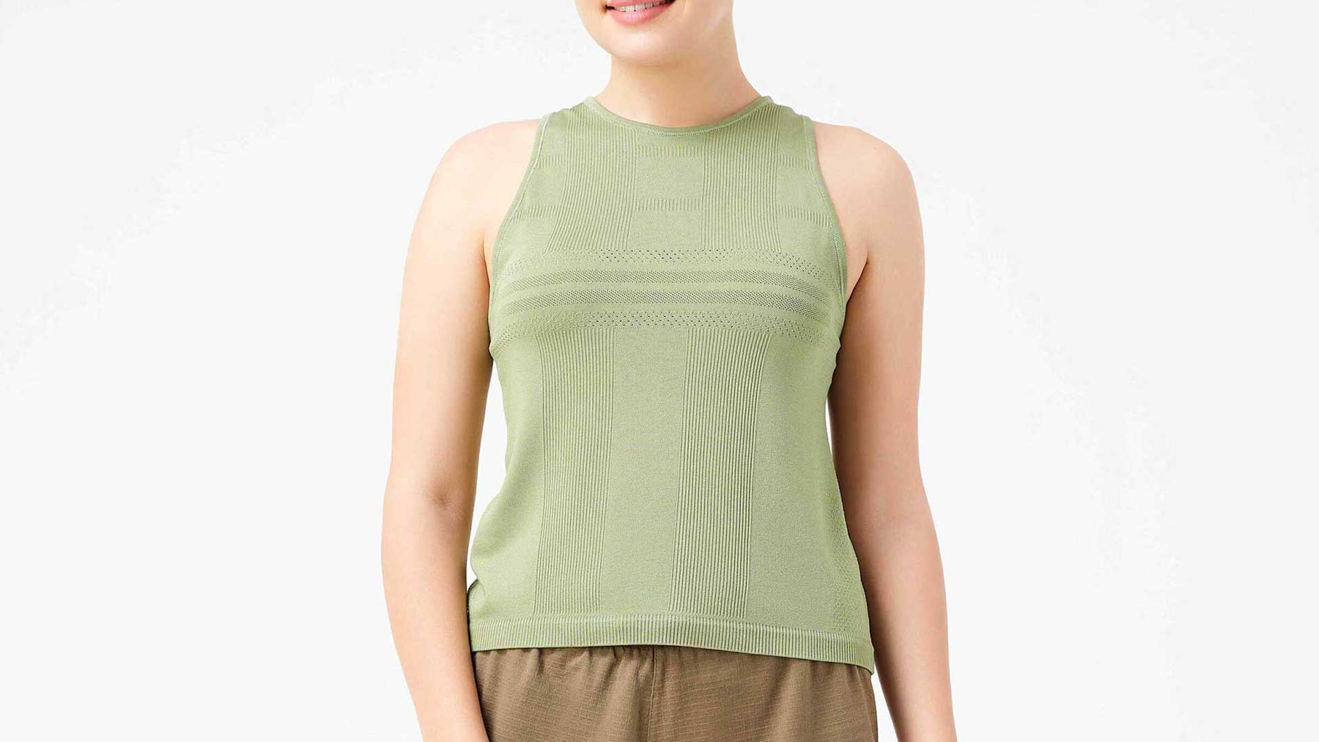 Green Dri fit tank top