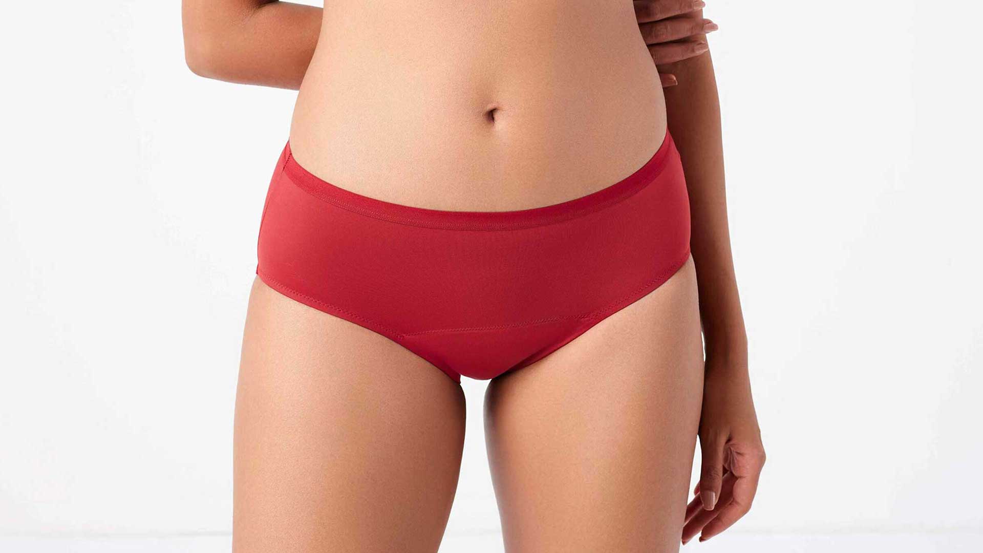 Red Washable absorbent underwear manufacturer