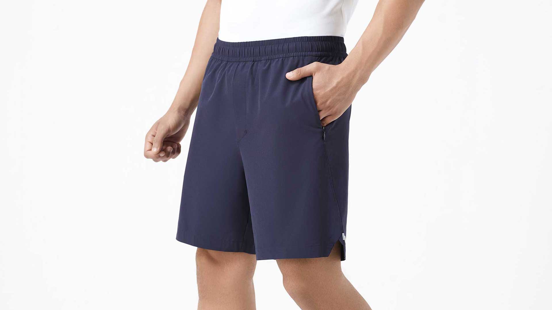 Blue mens shorts