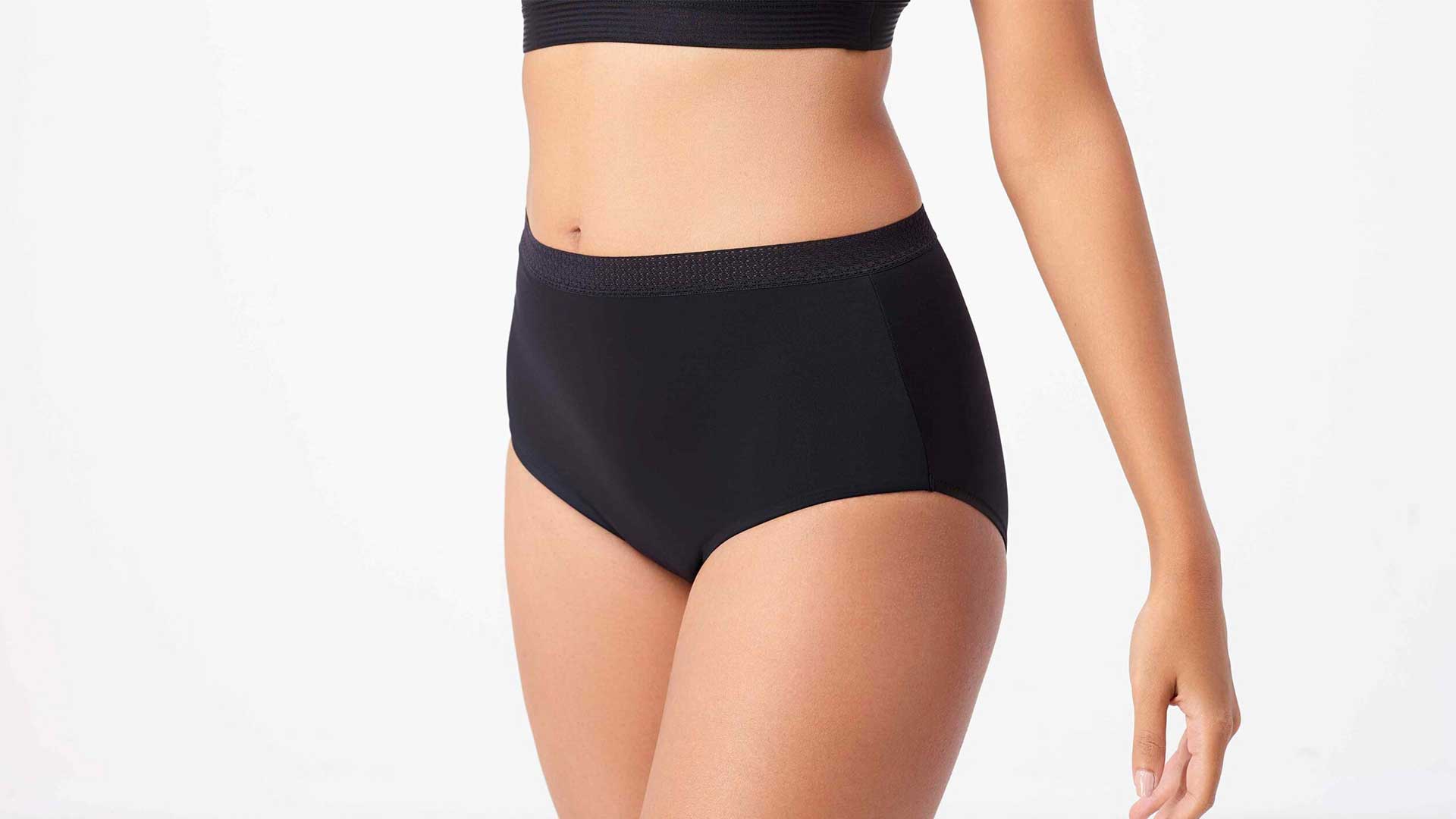 Black Washable absorbent underwear manufacturer